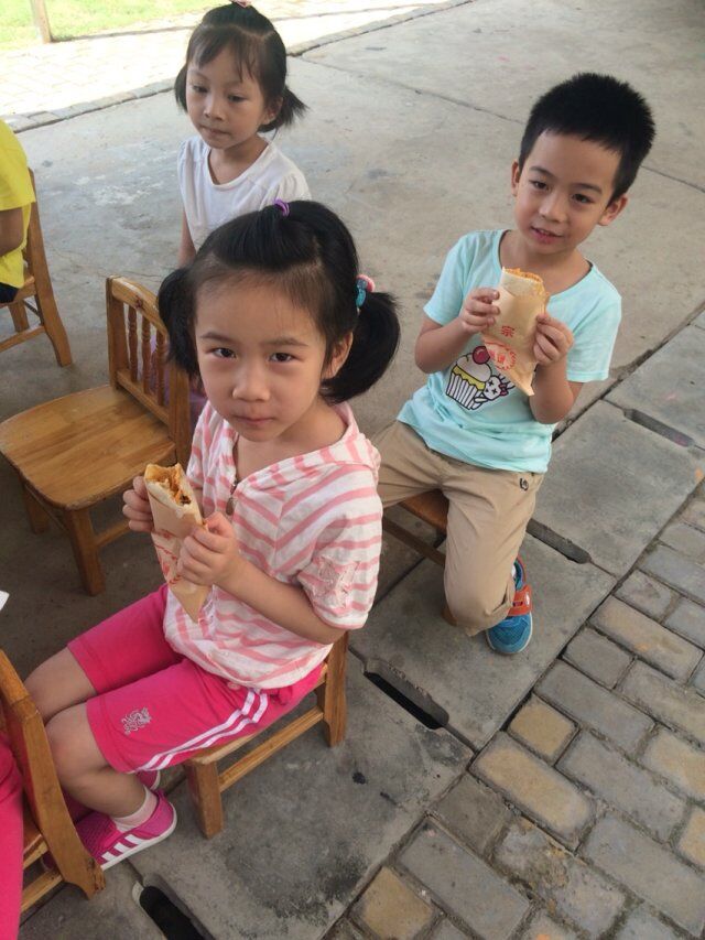 吃到啦!好开心!