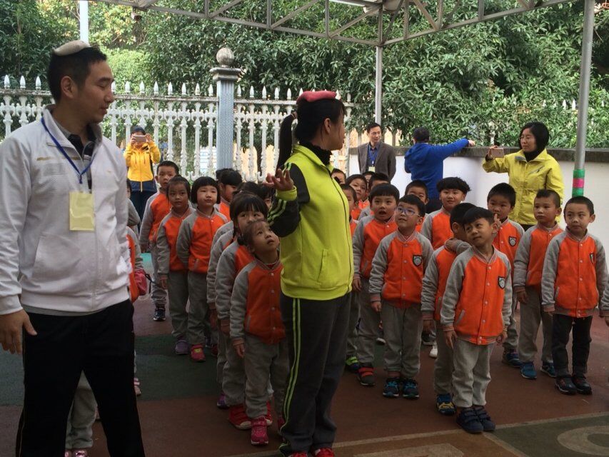 老师们来做模特